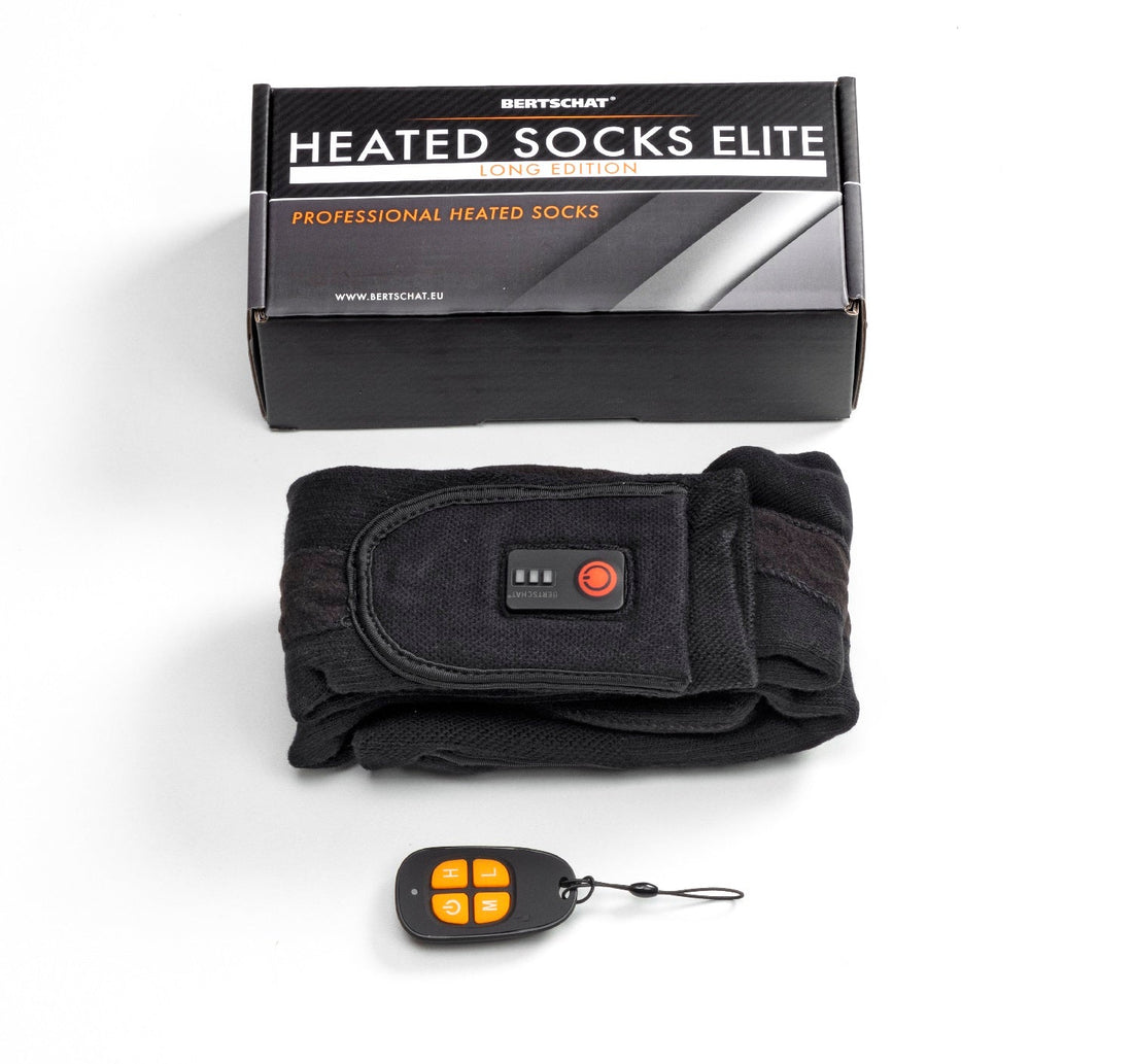 Chaussettes Chauffantes - ELITE | USB - Modèle Long