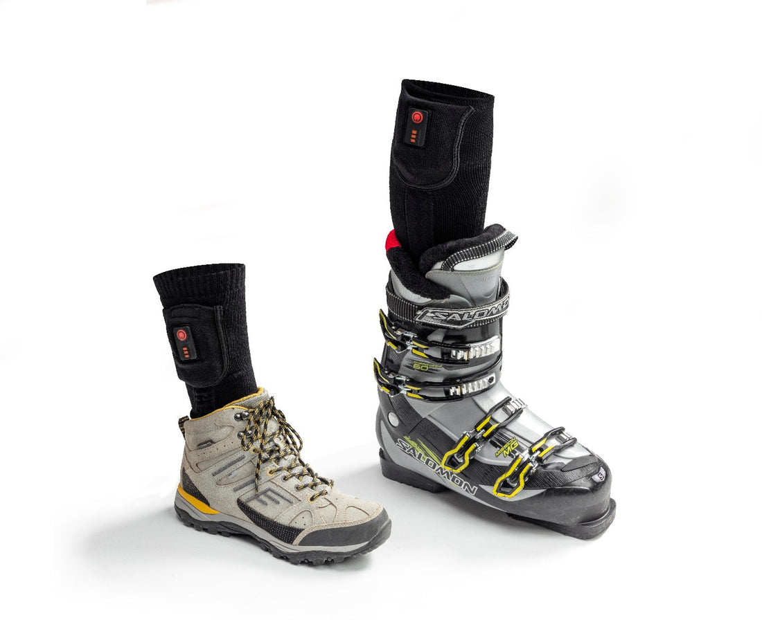 Chaussettes Chauffantes - ELITE | USB - Modèle Long