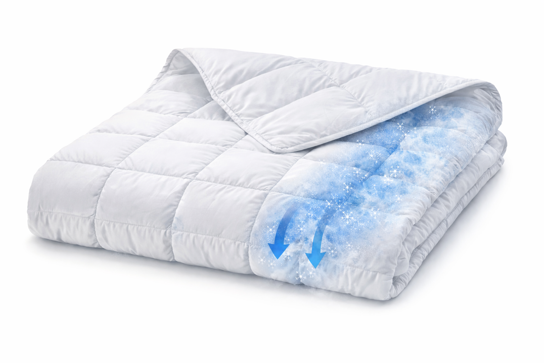 Couette rafraîchissante – Technologie Thermotion